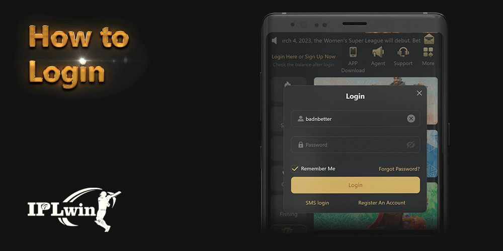 How to login to the IPLwin app India